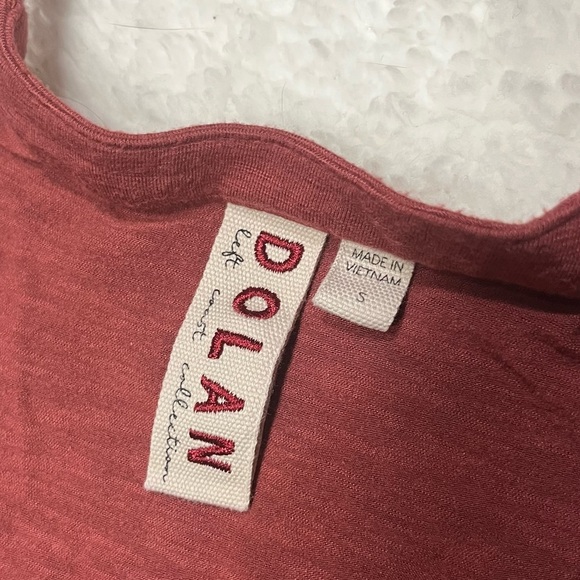 Dolan Left Coast x Anthropologie Coral Orange Fabiana Knit Dress Size Small - Picture 4 of 6